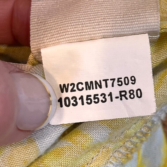 Rachel Roy Yellow Maxi Dress Racerback Size 0 Rayon Summer Vacation - Picture 8 of 10